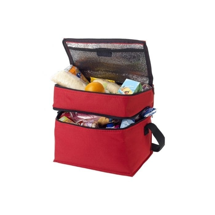 Logo trade promotional merchandise picture of: Oslo cooler bag, red
