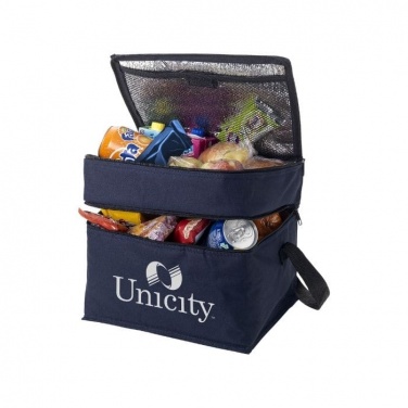 Logo trade promotional items picture of: Oslo cooler bag, dark blue