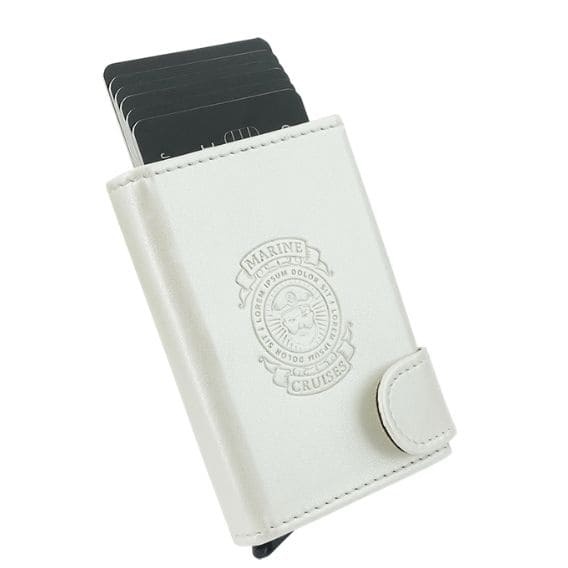 Logotrade corporate gift picture of: RFID wallet Oxford, white
