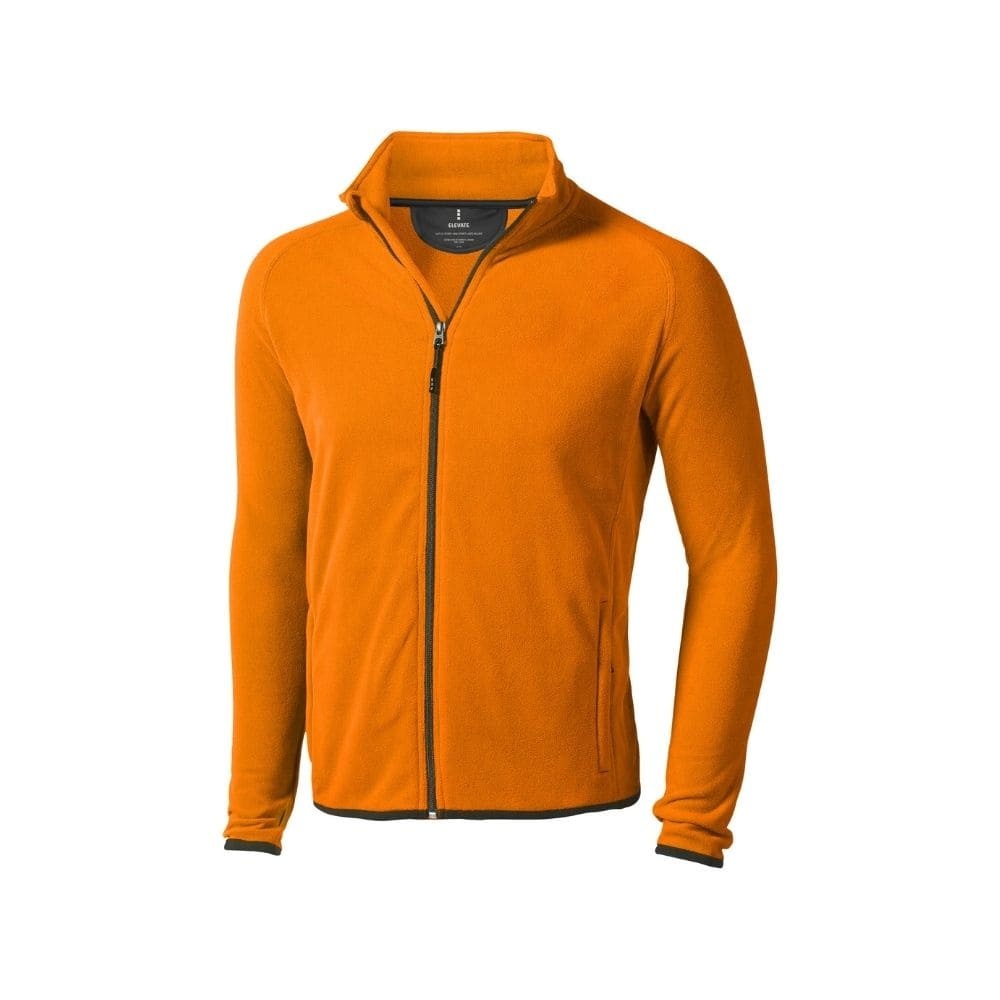 Logotrade advertising product image of: Brossard micro fleece full zip jacket, orange