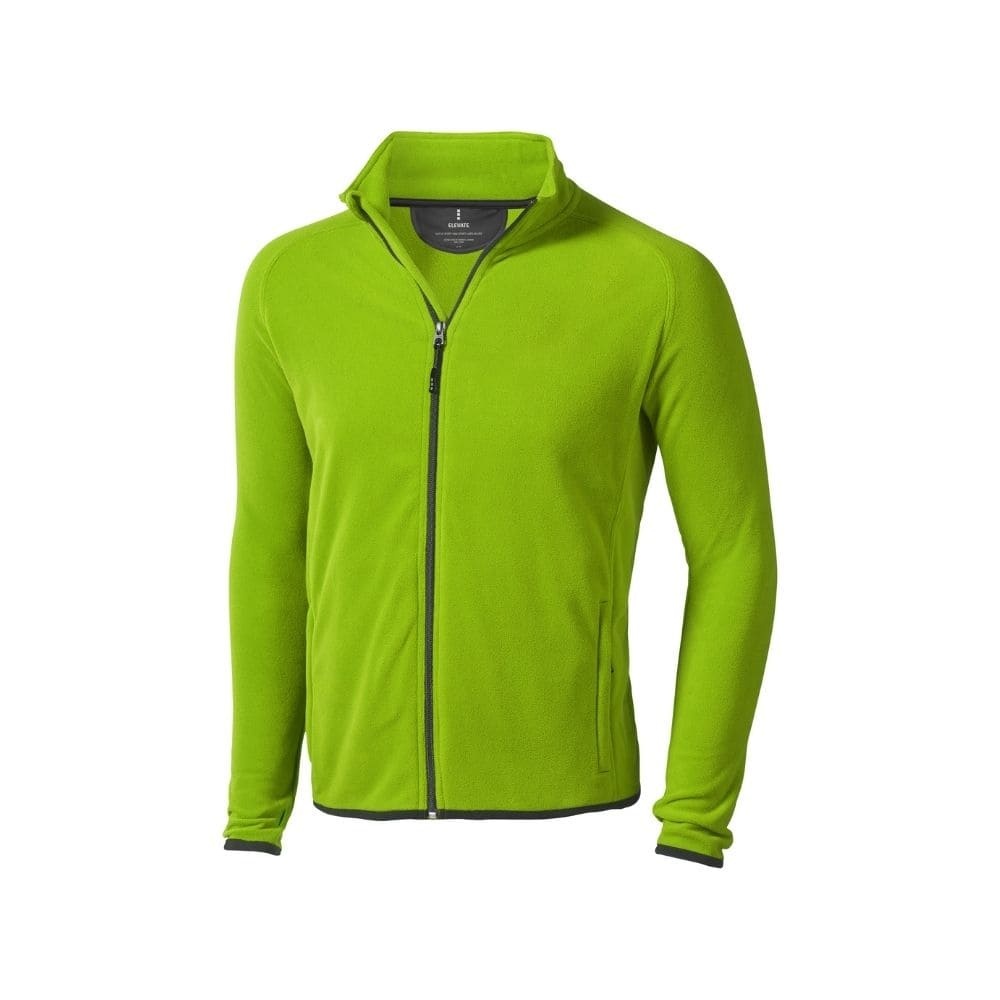 Logotrade advertising product picture of: Brossard micro fleece full zip jacket, apple green