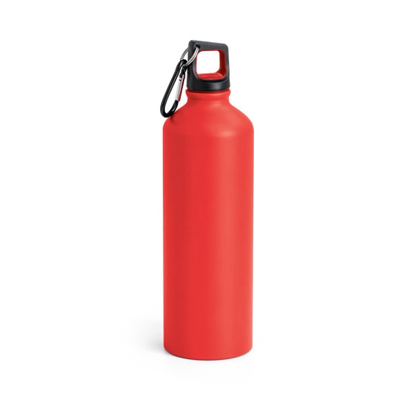 Logo trade promotional merchandise image of: Sports bottle, 800 ml, red