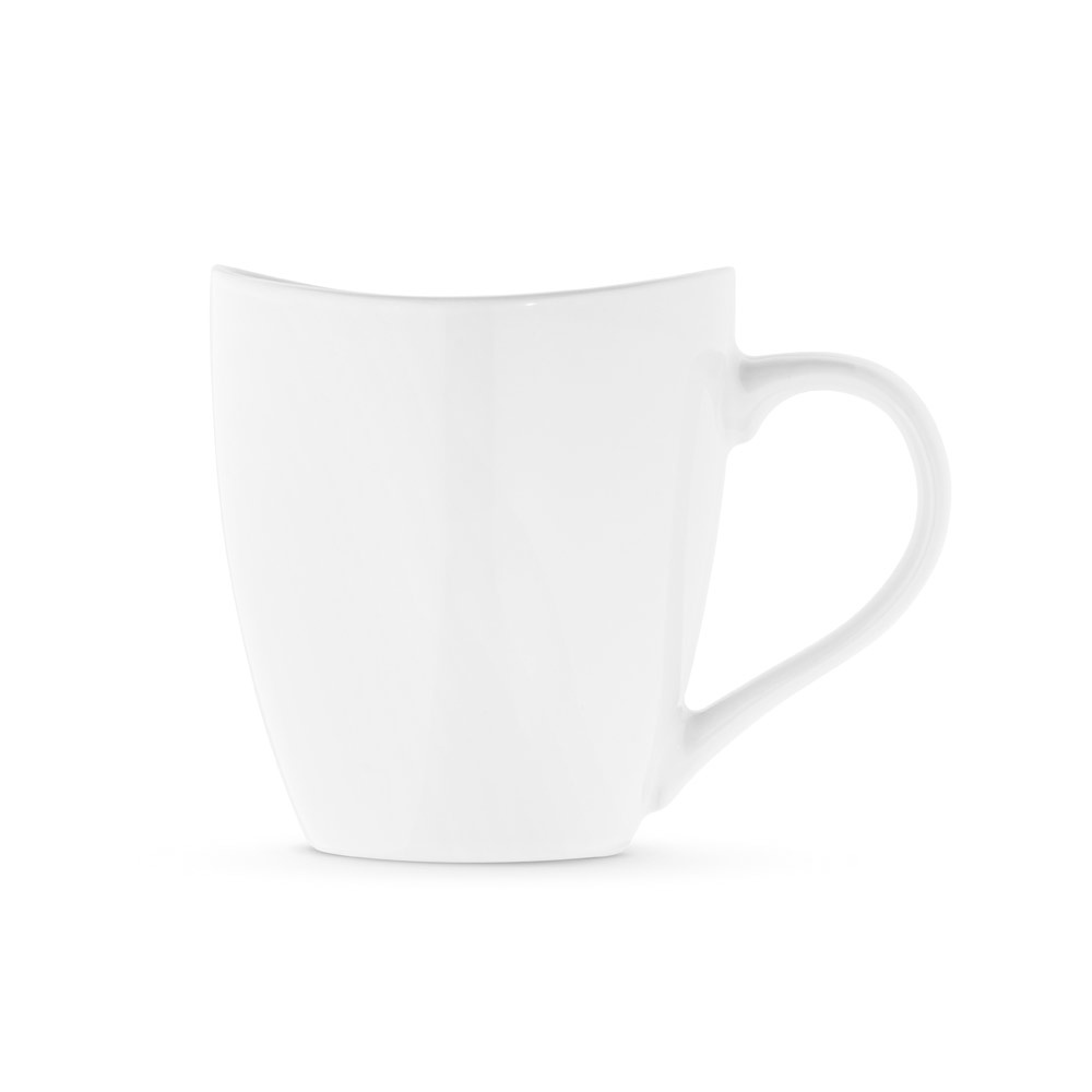 Logotrade promotional gift image of: Lisetta porcelain mug, 310 ml, white