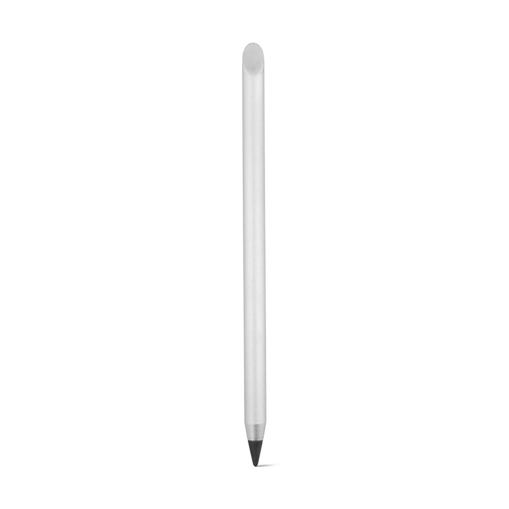 Logo trade promotional giveaway photo of: Inkless ball pen MONET, silver