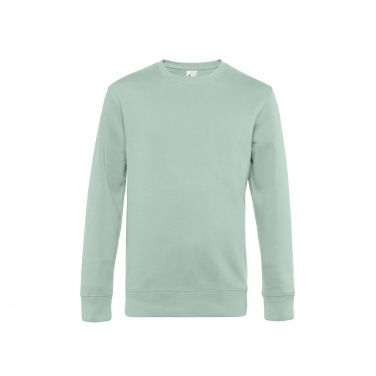 Logotrade promotional gift image of: Sweater KING CREW NECK, aqua green