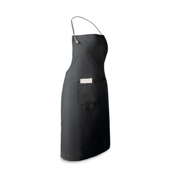 Logotrade promotional gift image of: Apron with 2 pockets, black