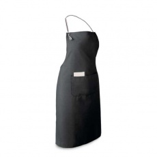 Apron with 2 pockets, black