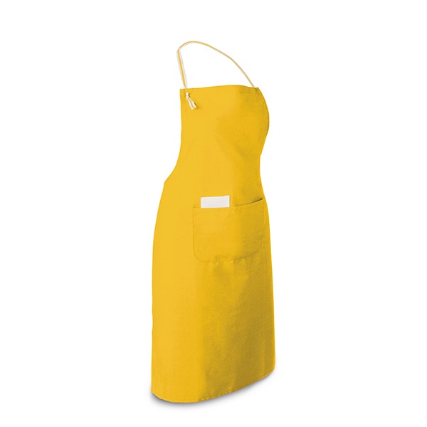 Logotrade advertising product picture of: Apron with 2 pockets, yellow
