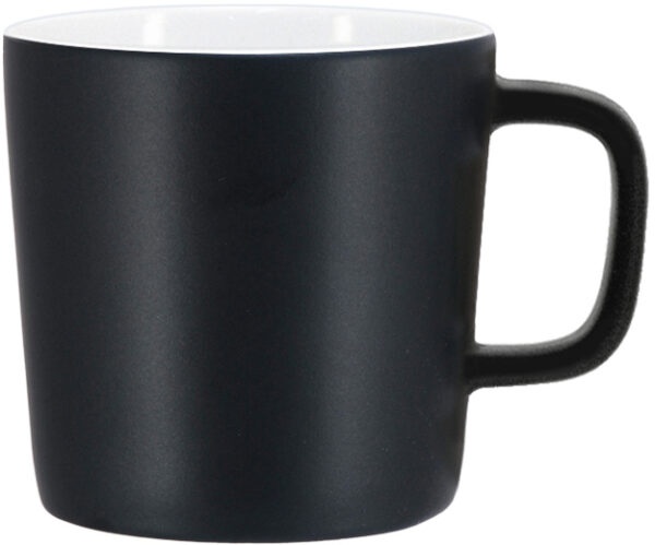 Logo trade promotional giveaways image of: Ebba mug 25cl, black/white