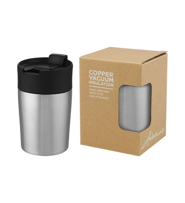 Logotrade promotional gift image of: Jetta 180 ml copper vacuum insulated tumbler, silver