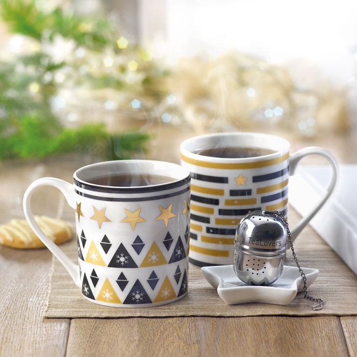 Logotrade promotional product image of: Ceramic mug set UNIQUE