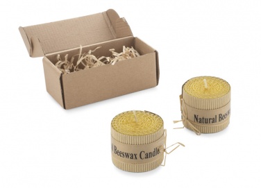 Logotrade promotional giveaway picture of: Beeswax candle set HANNI