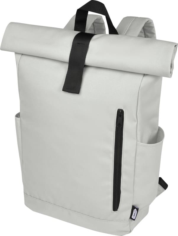 Logotrade promotional items photo of: Cool Byron 15.6" roll-top backpack 18L, light grey