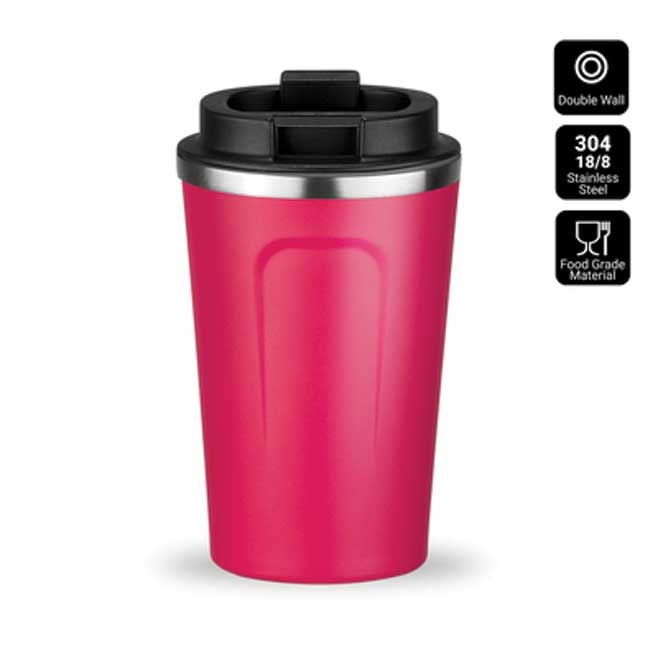 Logotrade promotional product image of: Nordic coffe mug, 350 ml, pink