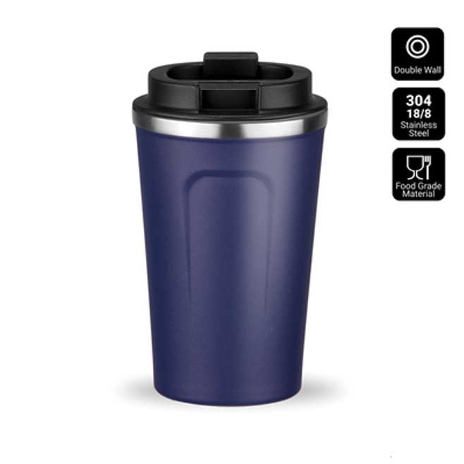 Logotrade corporate gift image of: Nordic coffe mug, 350 ml, navy blue