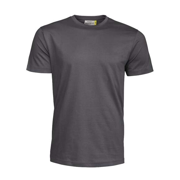 Logo trade promotional merchandise image of: T-shirt Rock T Grey
