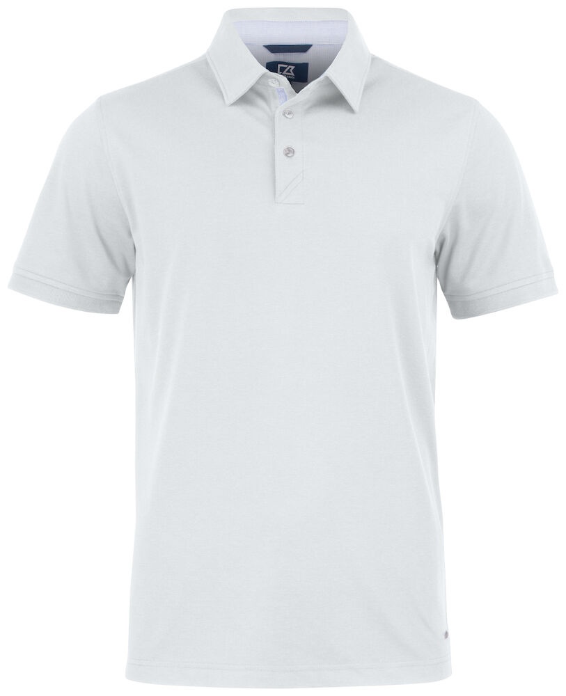 Logotrade corporate gift picture of: Advantage Premium Polo Men, white