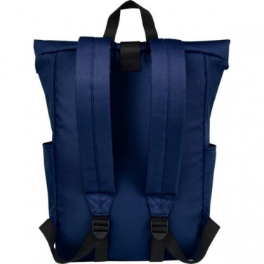 Logotrade promotional gift picture of: Cool Byron 15.6" roll-top backpack 18L, dark blue