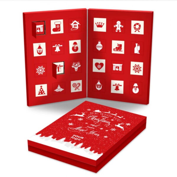 Logotrade promotional merchandise picture of: Christmas Advent Calendar "Book" with chocolate