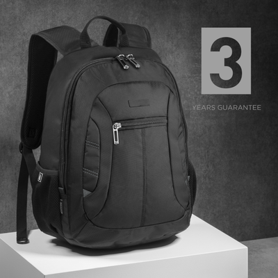 Logo trade advertising products picture of: Backpack City 15", black/grey