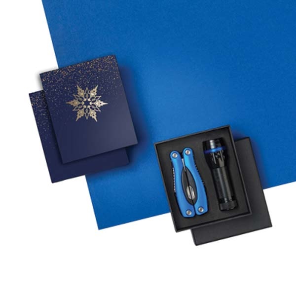 Logotrade advertising product image of: Gift set Colorado II - torch & large multitool