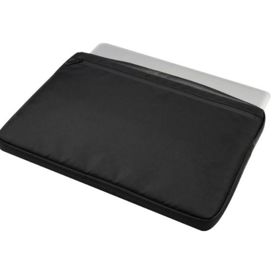 Logo trade promotional merchandise image of: Rise 15.6" GRS recycled laptop sleeve, black