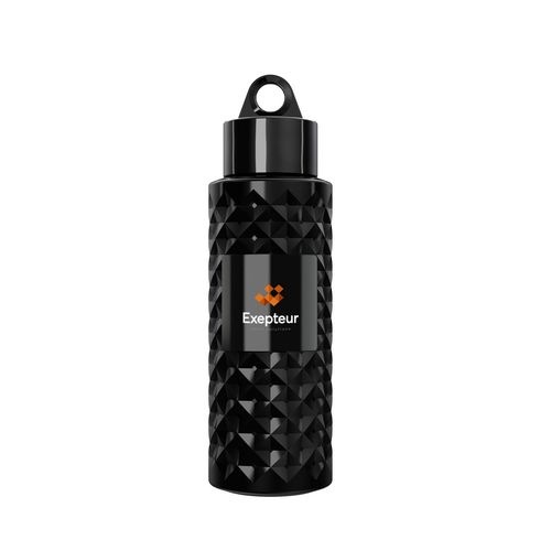 Logotrade business gift image of: Nairobi Bottle 0.5L, black