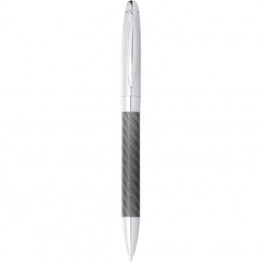 Logotrade promotional product image of: Winona ballpoint pen with carbon fibre details