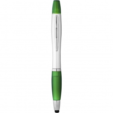 Logo trade promotional items picture of: Nash stylus ballpoint pen and highlighter