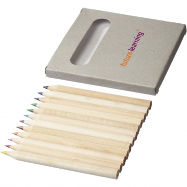 Logotrade promotional merchandise image of: Tallin 12-piece coloured pencil set