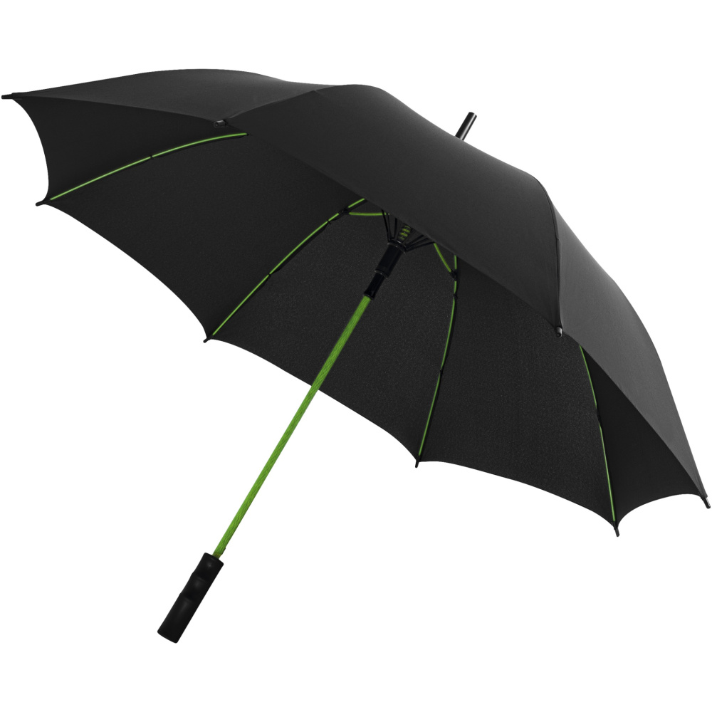 Stark 23" windproof auto open umbrella, Lime / Solid black, colour variant