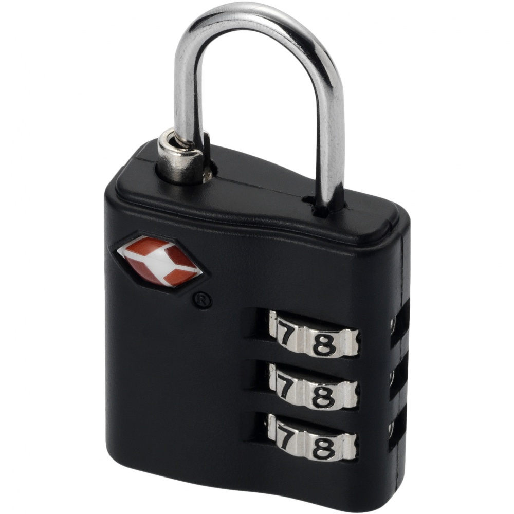 Logo trade promotional products image of: Kingsford TSA luggage lock