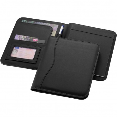Logo trade business gift photo of: Ebony A5 portfolio