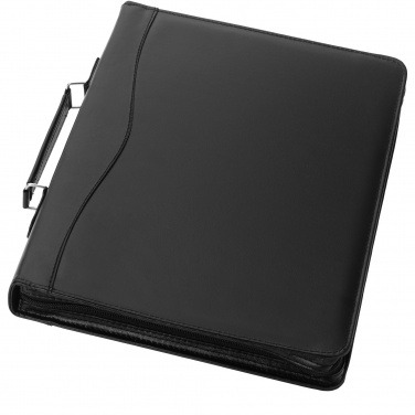 Logo trade advertising products image of: Ebony A4 briefcase portfolio