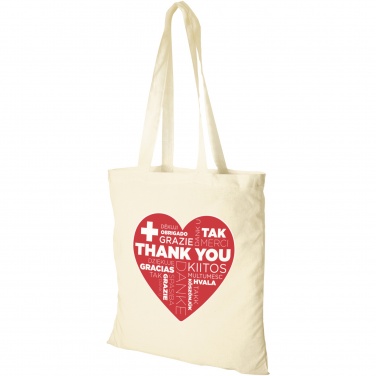Logo trade promotional products picture of: Peru 180 g/m² cotton tote bag 7L