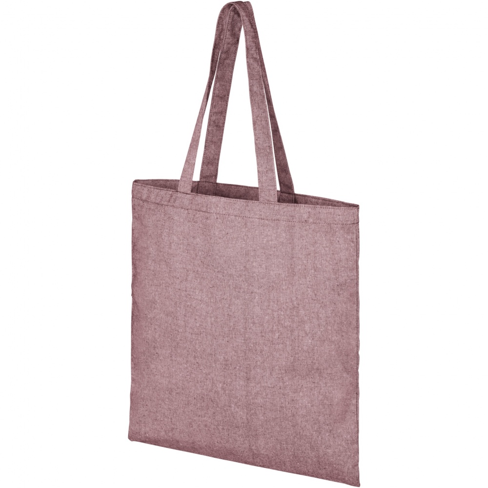 Logo trade promotional item photo of: Pheebs 150 g/m² recycled tote bag 7L