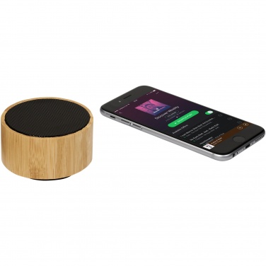 Logo trade corporate gifts picture of: Cosmos bamboo Bluetooth® speaker