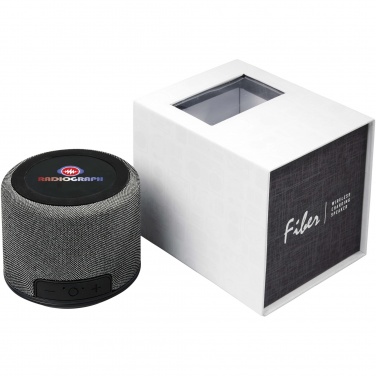 Logo trade corporate gift photo of: Fiber 3W wireless charging Bluetooth® speaker