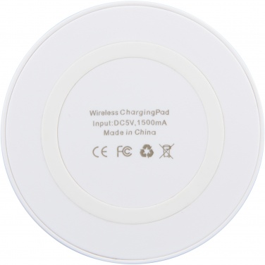 Logo trade advertising products image of: Freal 5W wireless charging pad