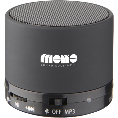 Logo trade promotional giveaways picture of: Duck cylinder Bluetooth® speaker with rubber finish