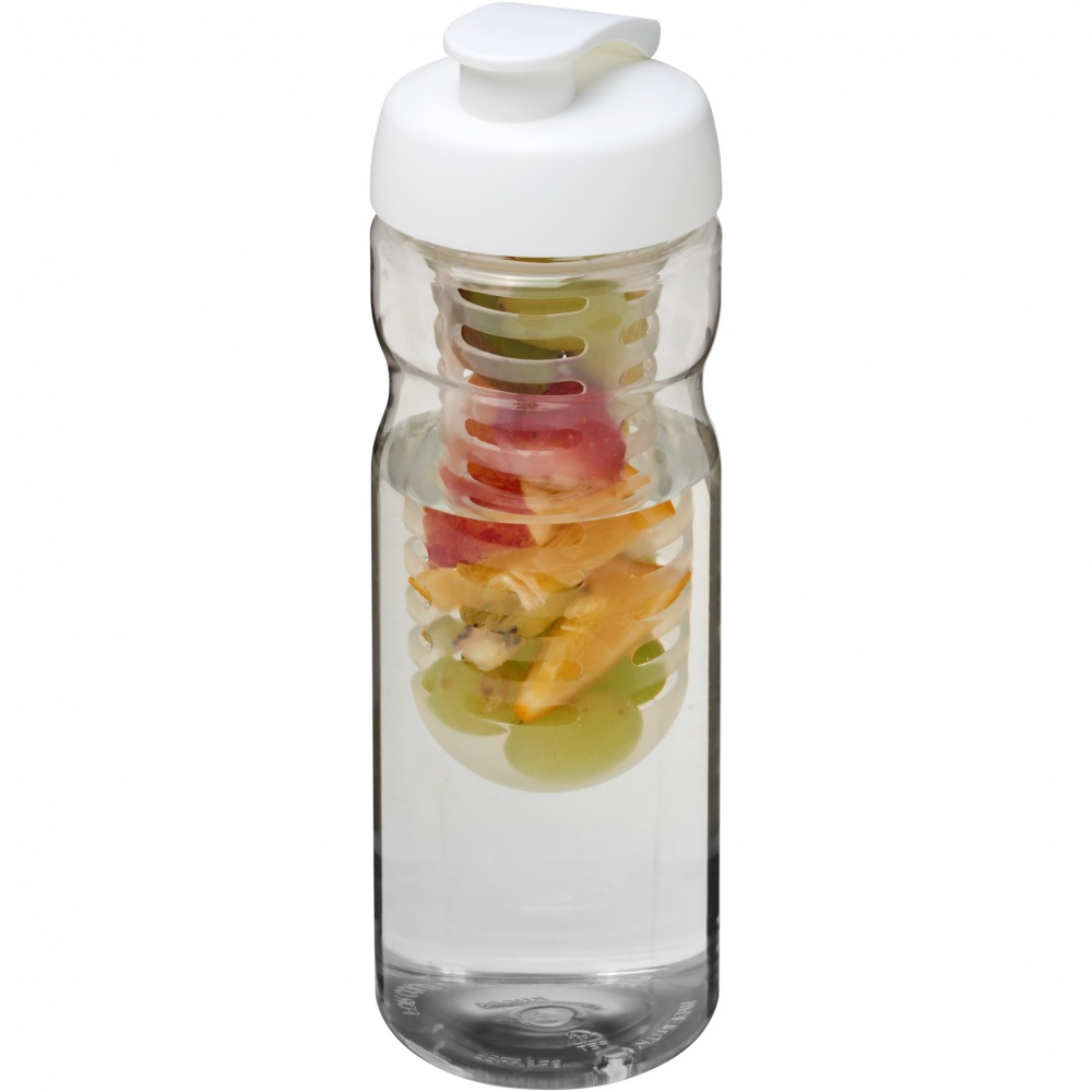 Logotrade advertising product picture of: H2O Active® Base 650 ml flip lid sport bottle & infuser