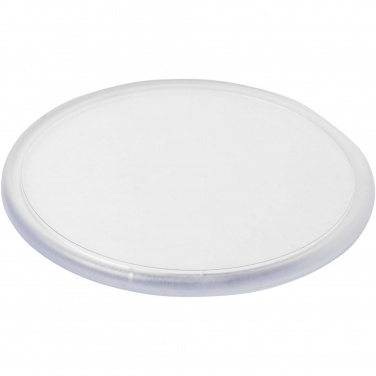 Logo trade promotional products image of: Ellison round plastic coaster with paper insert