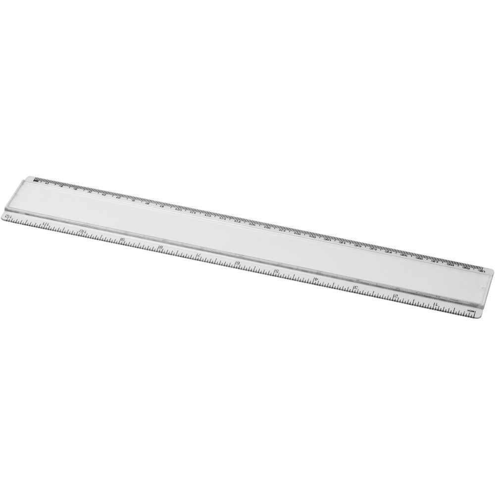 Logo trade promotional merchandise photo of: Ellison 30 cm plastic insert ruler