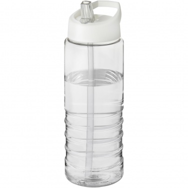 Logo trade corporate gifts picture of: H2O Active® Treble 750 ml spout lid sport bottle