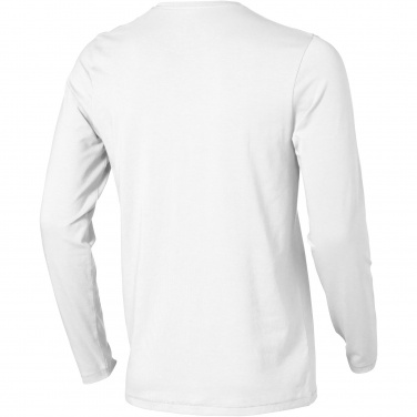 Logo trade advertising products image of: Ponoka long sleeve men's organic t-shirt