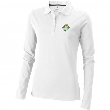 Logotrade promotional merchandise photo of: Oakville long sleeve women's polo