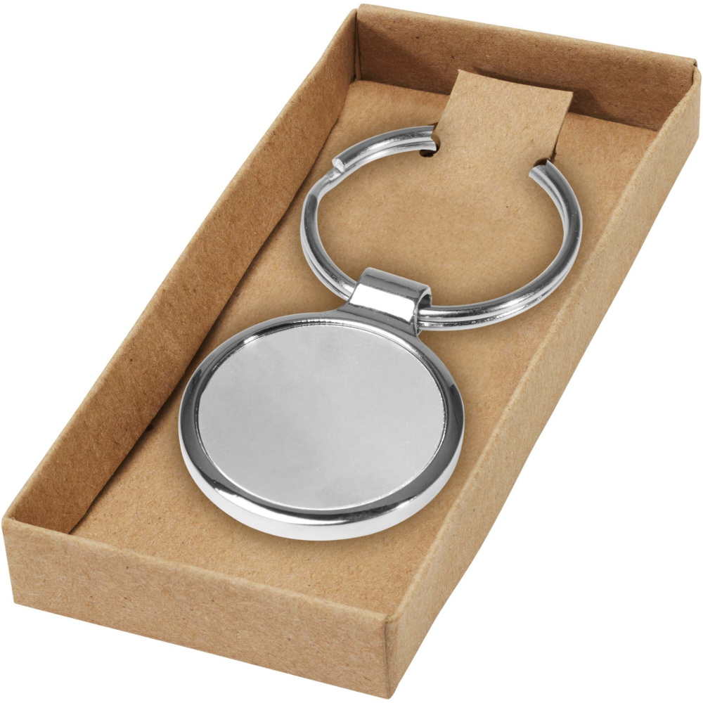 Orlene round keychain, Silver, colour variant