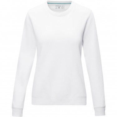 Logo trade advertising products image of: Jasper women’s organic recycled crewneck sweater