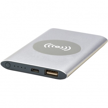 Juice 4000 mAh wireless power bank, silver – detail view 6