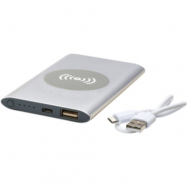 Juice 4000 mAh wireless power bank, silver – detail view 7